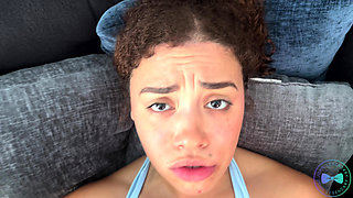 Big Booty Mixed Slut Willow Gets Stretched Out by Huge Cock