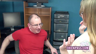 Raunchy slut Alexsis blows Logan