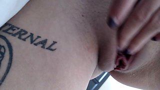 Close up Of Teen Masturbating