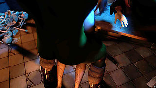 3D BBW Asian MILF Got Her Pussy Fucked so Hard by Huge Monster Dick