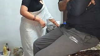 Desi Bhabhi Maid Gets Salary Raise From Employer With Hardcore Face Fucking & Dirty Talk