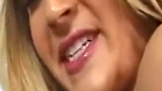 Blonde Babe Fingers Dripping Pussy to Squirting Ecstasy