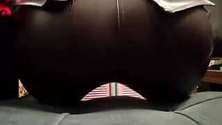 Custom Fart Video in Expensive Leather Pants