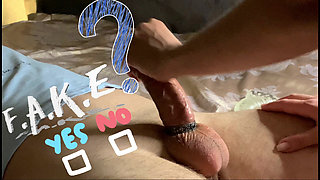 Femdom Tip Tornment with Flashlight