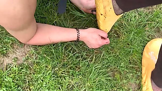 Outdoor Humiliation for My Sissy Puppy