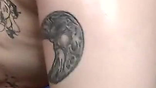 Filling Her Face with Cum