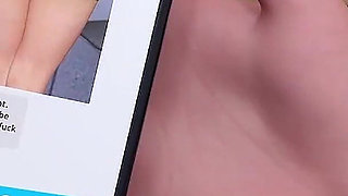 Being a Dik 9 - Sage Gets a Massive Cock Deep Down Her Throat and Getting Some Fun with Busty MILF