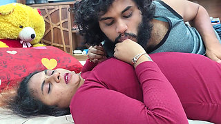 Hot Neck Kiss Finder Lick with Pussy Rub