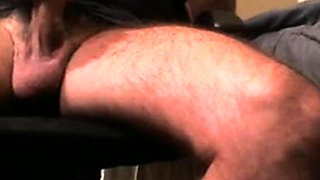 Bearded Daddy Jacks Off