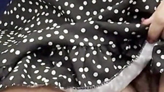 Hot Teacher Flashs the Wet Pussy to Her Student on the Train on Our Way Home From Work - Misscreamy