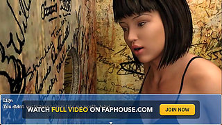 Lily of the valley: housewife and a stranger, blowjob in a glory hole ep 34