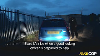 Fake Cop - Hot Gym MILF Pulled Over and Fucked