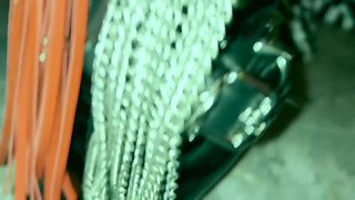 BEND OVER for my CHAIN FLOGGER