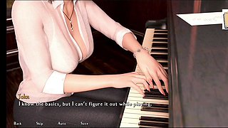 Interactive erotic novel featuring a busty brunette teen in college dorm adventures