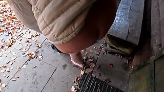 Bouncy Tits Action Spanks Submissive Ass Hard in Outdoor Hut 4K