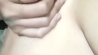 playing my pussy after lunch