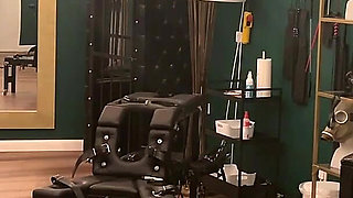 Hot Fetish Session with Dominant Babes and Submissive Stud