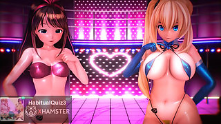 Kizuna AI & Mirai Akari Destination Call of duty sex hard cute cosplay 3d hentai mmd r18