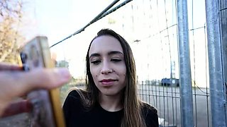 GERMAN SCOUT - Latina Teen Priscila Belini with perfect Tits