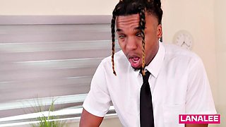 Big-Tits Mature Milf Boss Lana Lee Puts Hung BBC Stud Kaby Snow to the Ultimate Test in Steamy Office