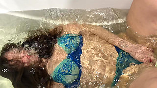 Helpless Mermaid Submerged Masturbation Breath Play POV
