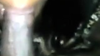 Black Homemade Cheating Slut Sucks Dick in Bathroom