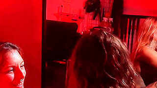 Lezdom Wax Hurt BDSM Ritual Dominatrix Drenches Female Sub in Hot Wax Sensation