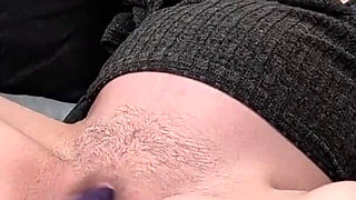 4K Full & Uncut Pregnant MILF Caught with a Dildo Gets Fucked Hard