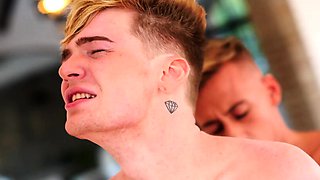 Bottom Twink Moans From Fat Dick