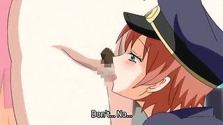 Uncensored Anime Hentai: Big-Titted Girl Engages in Train Sex & Bondage
