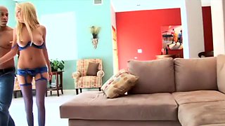 Sassy amateur doll performs kick ass blowjob