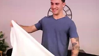 Sexy masseuse, Desire, is not shocked by her new client's