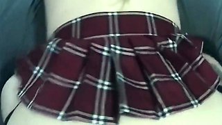 teen Sexy School Girl Blindfolded Gagged and Creampied