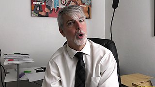 Tutors Sock Tease Sparks Live Boner