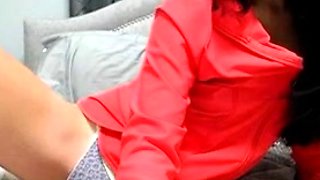Horny Japanese teens in hot gangbang and sex toys