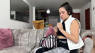 Horny Guy Fucks Sexy Latina Manicurist He Hired - ManuelaAlvarez Anal & Big Tits