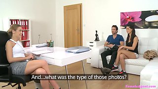 I join in to create a uber-sexy three way with spanish duo - female agent