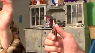 Humiliated the masked foot fetish guy