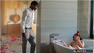 Damion Dayski And Kimmy Kimm - Dreamgirl Gf Kimmy Does The Splits On Her Bfs Bbc