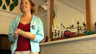 Beautiful amateur brunette lesbians at play