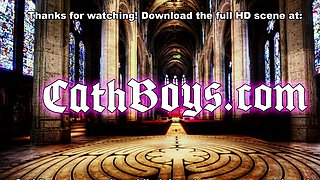 SPANK MY BITCH UP! Unfaithful altar boy gets in trouble!