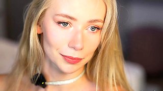 Sweaty Blonde Moans Loudly as She Takes Every Inch