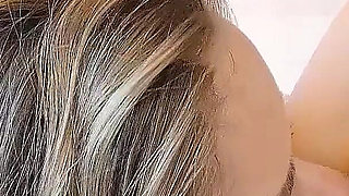 Big Clit Blonde Step-sister with Long Labia Get Fucked at Holiday Trip