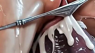 Virgin 18yo Girl Anal Destroyed by Monster - Filled with Cum