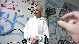 German Scout Casting: Tight Tini and Novella Nights Tall Small Tits Teen Rough Fuck