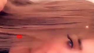 Blonde tight pussy babe solo toy fun in glamour masturbation