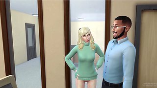 Jim and Pam from The Office get it on in a reality TV show scenario