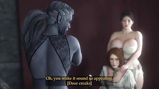 Shemale Nyls Bordello Anal Cumshot Saga