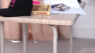 Classroom Gangbang: Teacher Takes Double Anal and DP From Students - Group Facial Ending