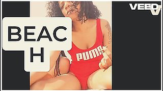 Nude Beach Lifeguard Romantic Date Public Reality Porn